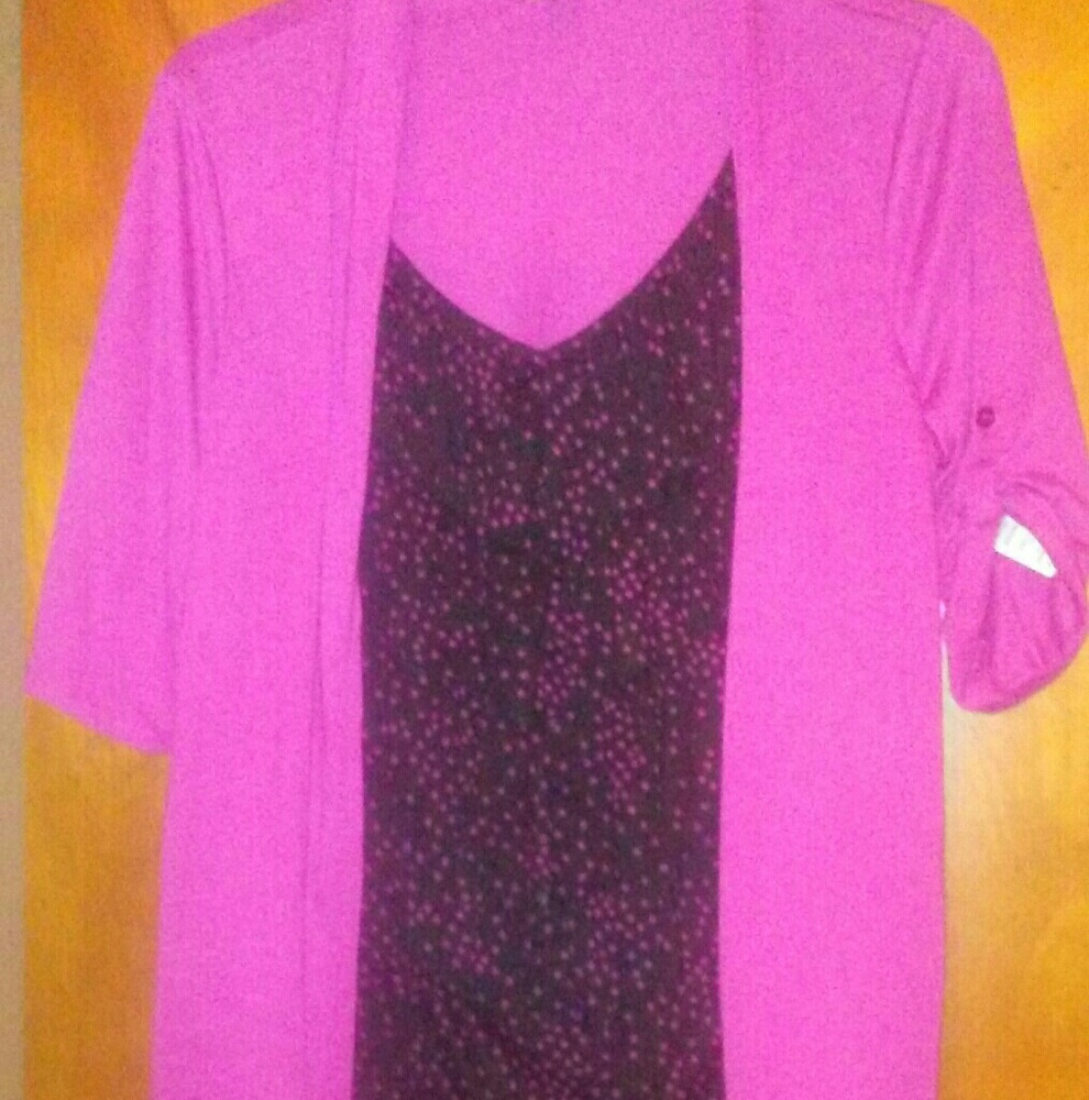 Pink blouse dots